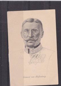 GERMANY, GENERAL VON AUFFENBERG, c1910 ppc., unused.