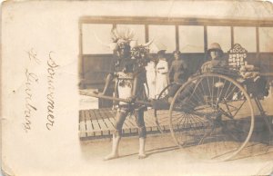 Lot186 souvenir of durban South Africa types rickshaw real photo costume