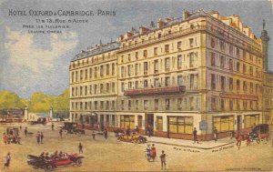 Hotel Oxford & Cambridge Paris France 1910c postcard