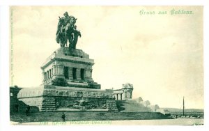 Gruss Aus   Coblenz, Germany. Kaiser Wilhelm Monument