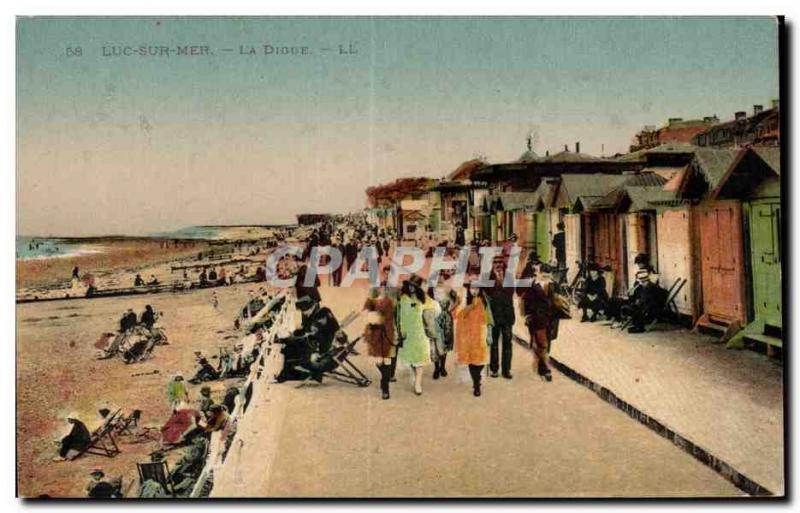 Luc sur Mer - La Digue - Old Postcard