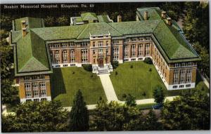 Aerial View Nesbitt Memorial Hospital Kingston Pennsylvania Vintage Postcard M24