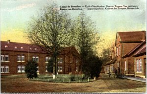 Postcard Belgium Camp de Beverloo - Barracks Ecole d'Application