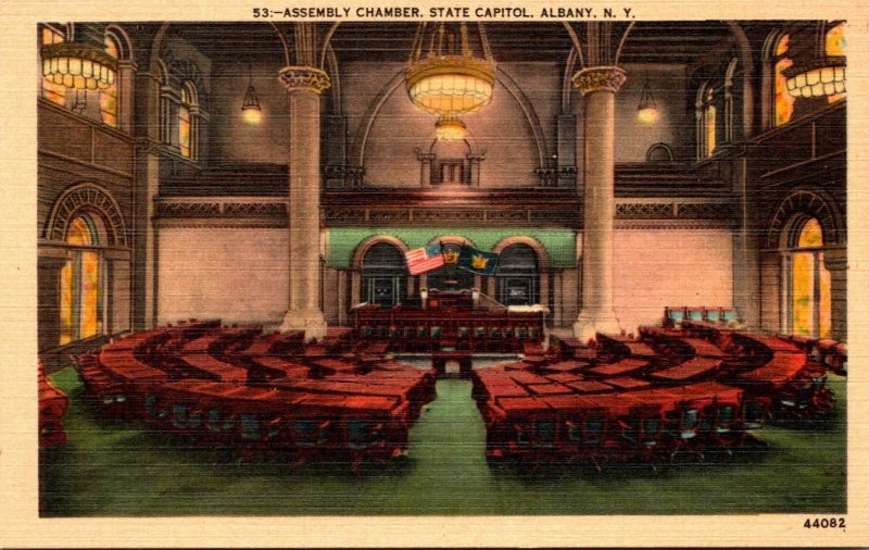 New York Albany State Capitol Building Assembly Chamber