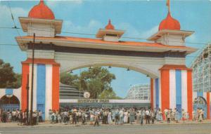 Illinois Chicago   Main Entrance at Riverview  Amusement Park