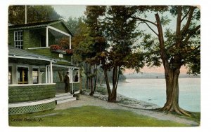 VT - Lake Champlain. Cedar Beach & Maple Lodge
