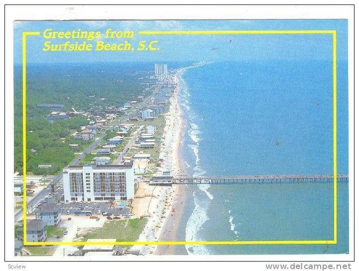 Scenic Greetings from Surfside Beach, South Carolina, 50-60s