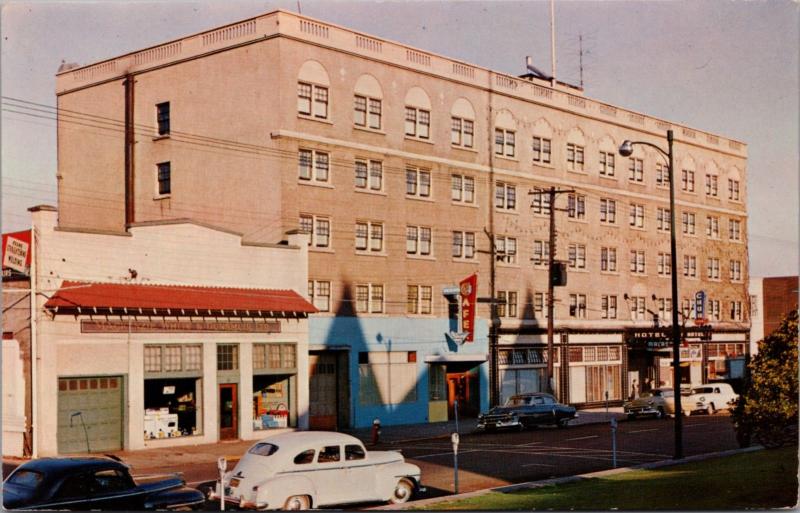 Malaspina Hotel Nanaimo BC Mackenzie White Dunsmuir Unused Vintage Postcard D64