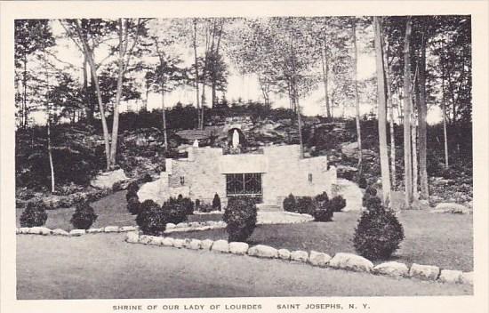 New York Saint Josephs Shrine Of Our Lady Of Lourdes Albertype