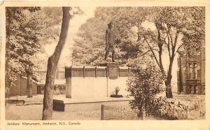 Soldiers Monument Amherst Nova Scotia NS Canada 1932