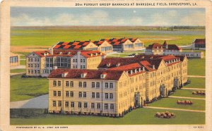 Shreveport Louisiana 1944 WWII Postcard Barksdale Field Pursuit Group