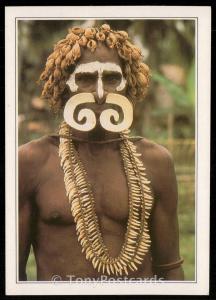 New Guinea. Asmat Warrior.