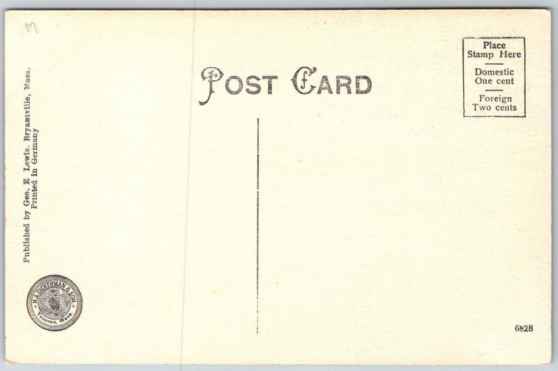 Pembroke Hannover Massachusetts c1910 Postcard North River Bridge