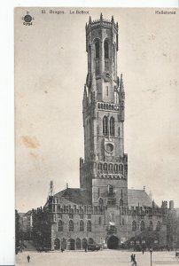 Belgium Postcard - Bruges - Le Beffroi - Halletoren    W745