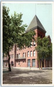 ALBUQUERQUE, New Mexico  NM    COMMERCIAL CLUB  c1910s Detroit Phostint Postcard