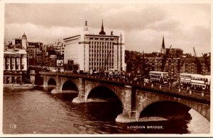 England London The London Bridge Real Photo