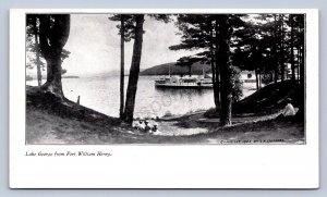 PC1/ Fort William Henry New York Postcard c10 Steamer Horicon Lake George 523