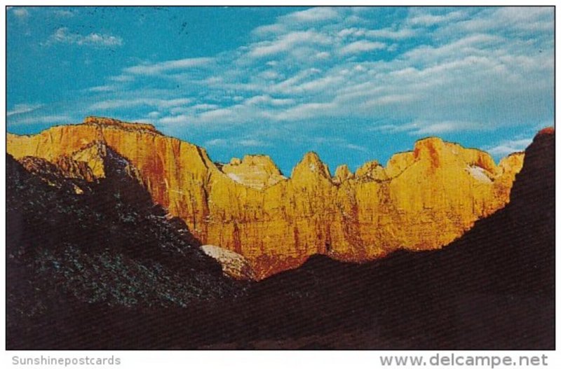 Towers Of The Virginia From Vistor Center Zion National Park Utah 1974