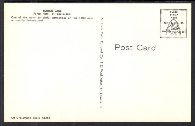 Round Lake,Forest Park,St Louis,MO