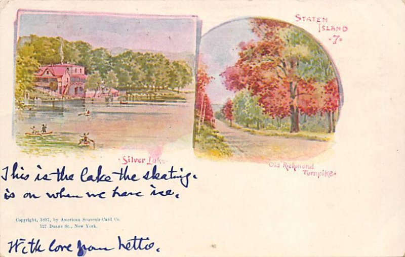 Staten Island New York, USA Patriographic 1906 