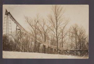 Northfield MINNESOTA RPPC 1913 St Olaf College SKI JUMPING TOURNEY Skiing JUMP