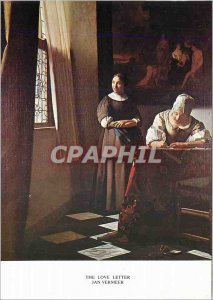 Modern Postcard Jan Vermeer (1632 1675) The Love Letter By Courstesy of Sir A...