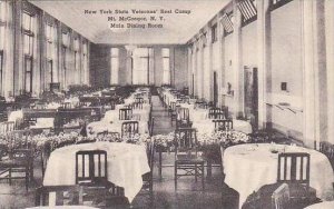 New York Mount Mcgregor New York State Veterans Rest Camp Main Bining Room Al...