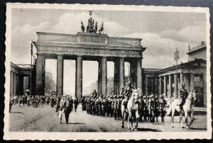 Mint Germany Picture Postcard PPC Army Entry Brandenburg Gate