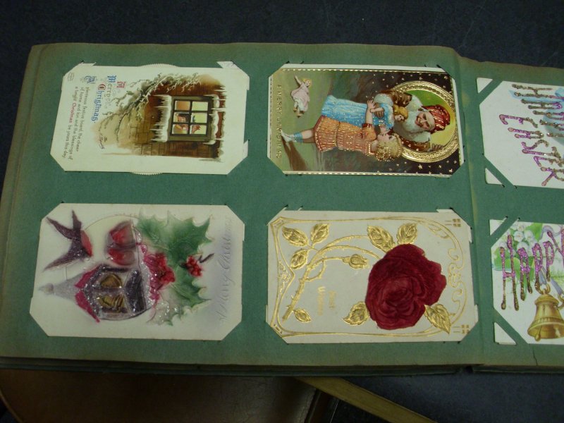 Antique Album of Holidays 296 Cards