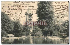 Old Postcard Paris Jardin d & # 39Acclimatation The Dovecote