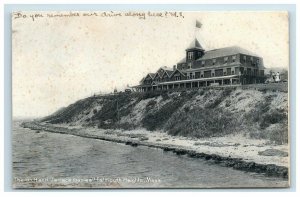 1907 Falmouth Heights MA The Bluff and Terrace Gables Postcard