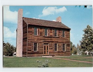 Postcard An Abraham Lincoln Shrine, Postville Court House At Lincoln, Illinois