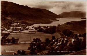 Scotland St Fillans And Loch Earn Vintage RPPC 09.95