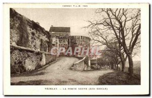 Old Postcard Vezelay La Porte Neuve