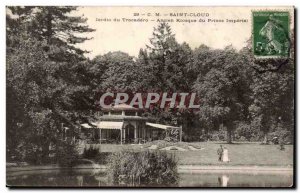 Postcard Old Saint Cloud Garden Trocadero Old kiosk imperial prince