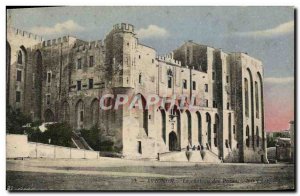 Old Postcard Avignon Le Chateau des Papes