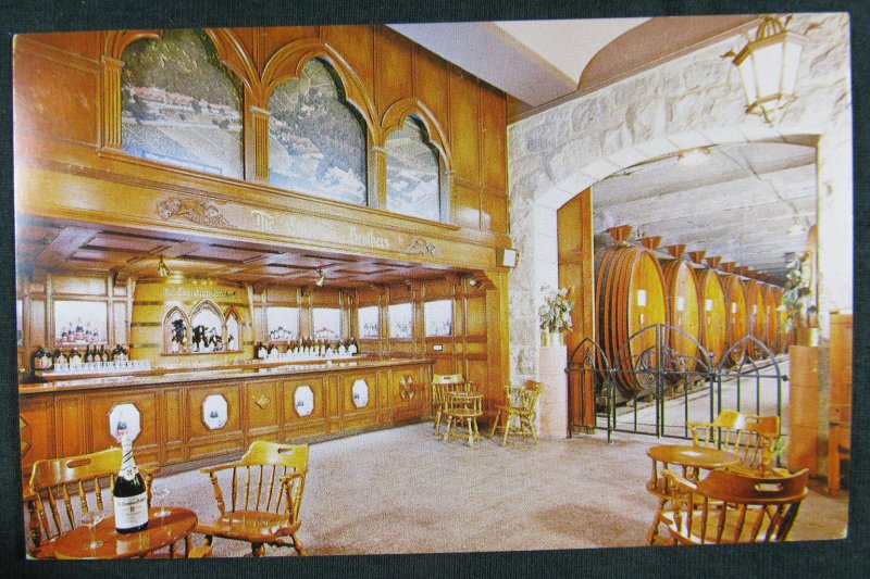 ST HELENA, Ca ~ Christian Brothers Wine Champagne Cellar Interior View Postcard