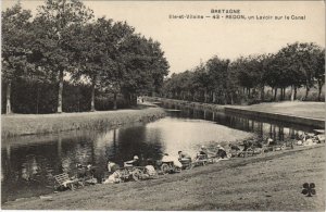 CPA Redon un Lavoir sur le Canal (1236731)