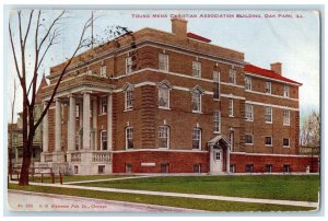 1908 Young Mens Christian Association Building Field Oak Park Illinois Postcard