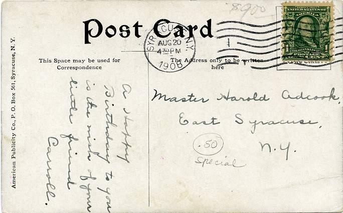 The State Armory, Syracuse NY, New York pm 1908