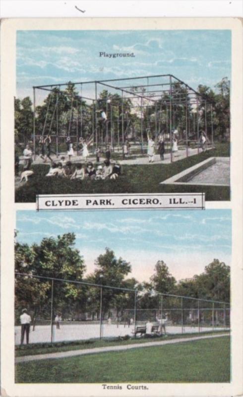 Illinois Cicero Clyde Park Playground and Tennis Courts