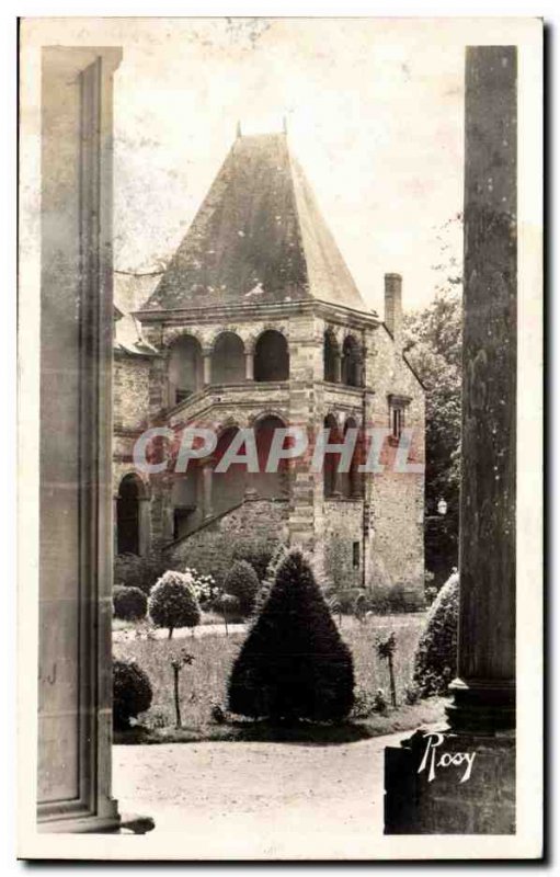 Old Postcard Chateaubriant The flag & # 39escalier Renaissance castle