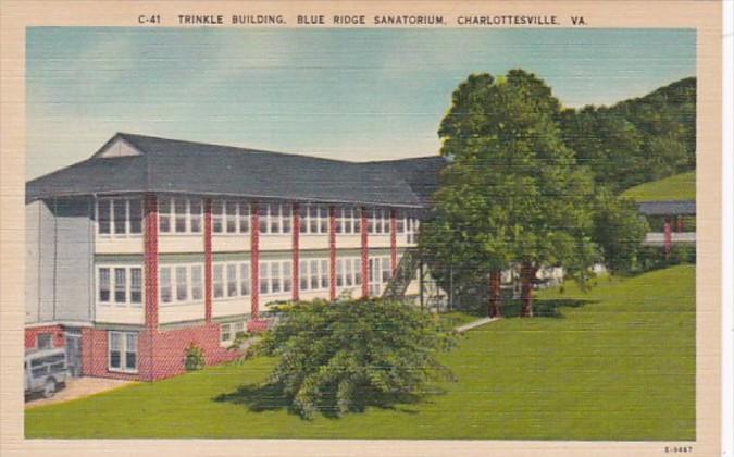 Virginia Charlottesville Trinkle Building Blue Ridge Sanitarium