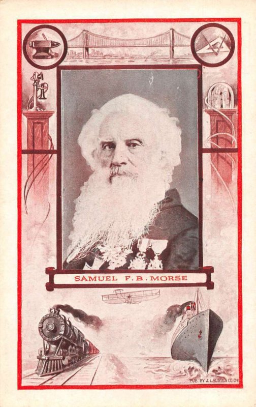 Samual FB Morse Telegraph Vintage Postcard AA55752