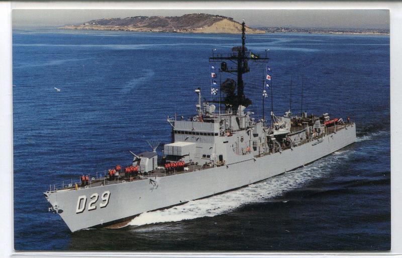 Contratorpedeiro Parana D-29 Brazilian Navy Ship Brazil postcard