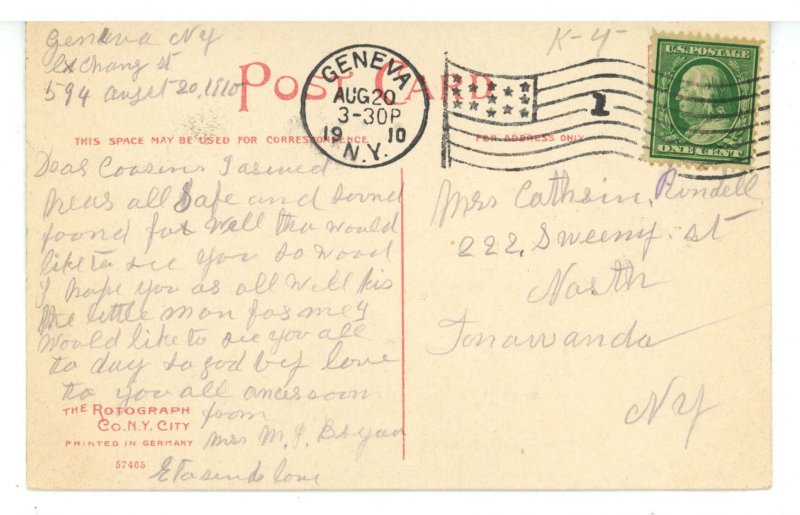 NY - Geneva. Exchange Street ca 1910