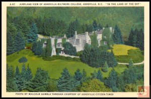 Airplane View of Asheville-Biltmore College, Asheville, N.C.