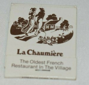 La Chaumiere Greenwich Village New York 20 Strike Matchbook