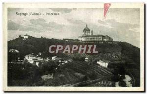 Old Postcard Italy italia Superga Panorama