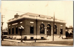 RPPC View of U.S. Post Office, Willmar, MN Real Photo Vintage Postcard A60